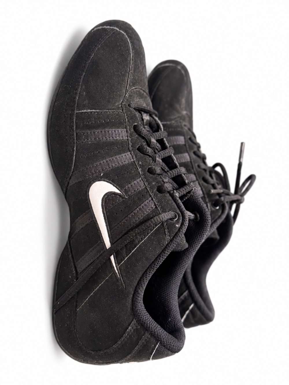 Nike Black Sneakers US 8 Black White Style 318018-011 - Picture 4 of 4